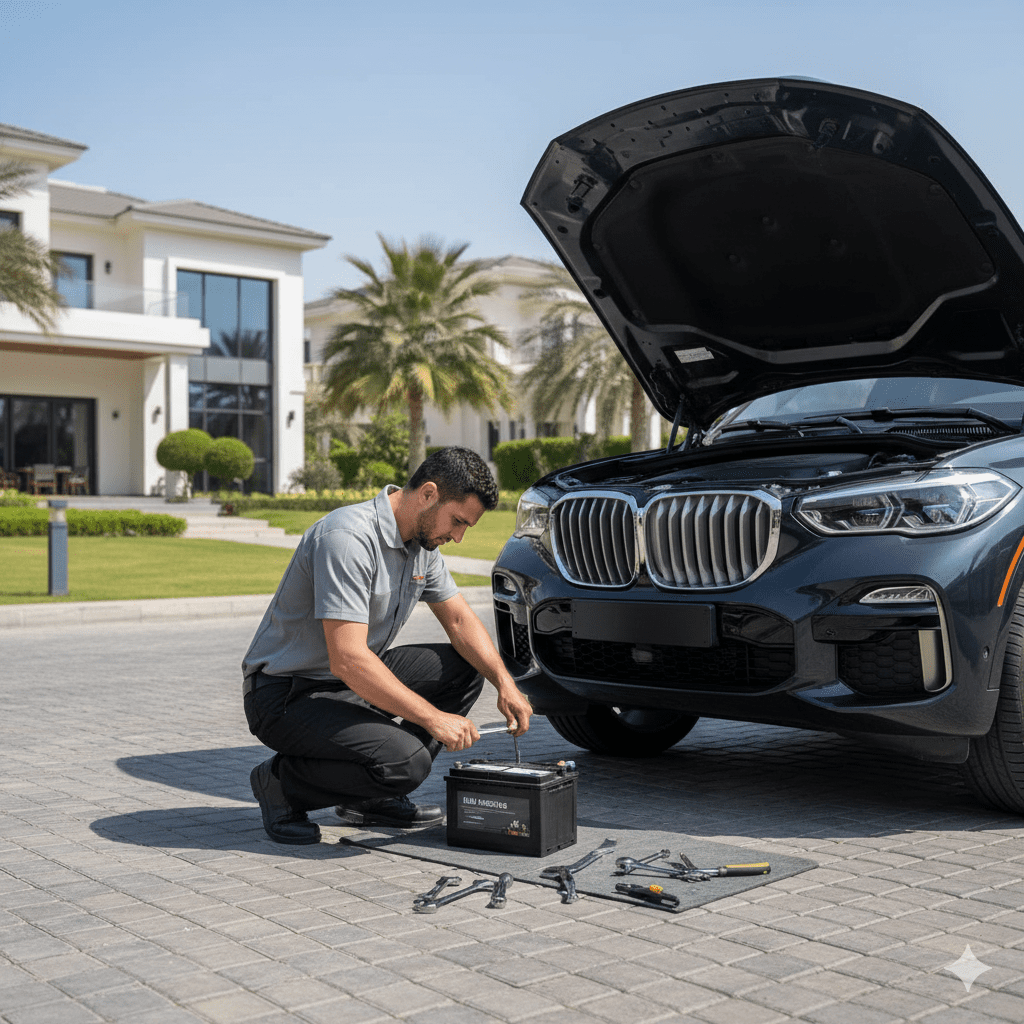 Car Battery Replacement in Green Community Dubai