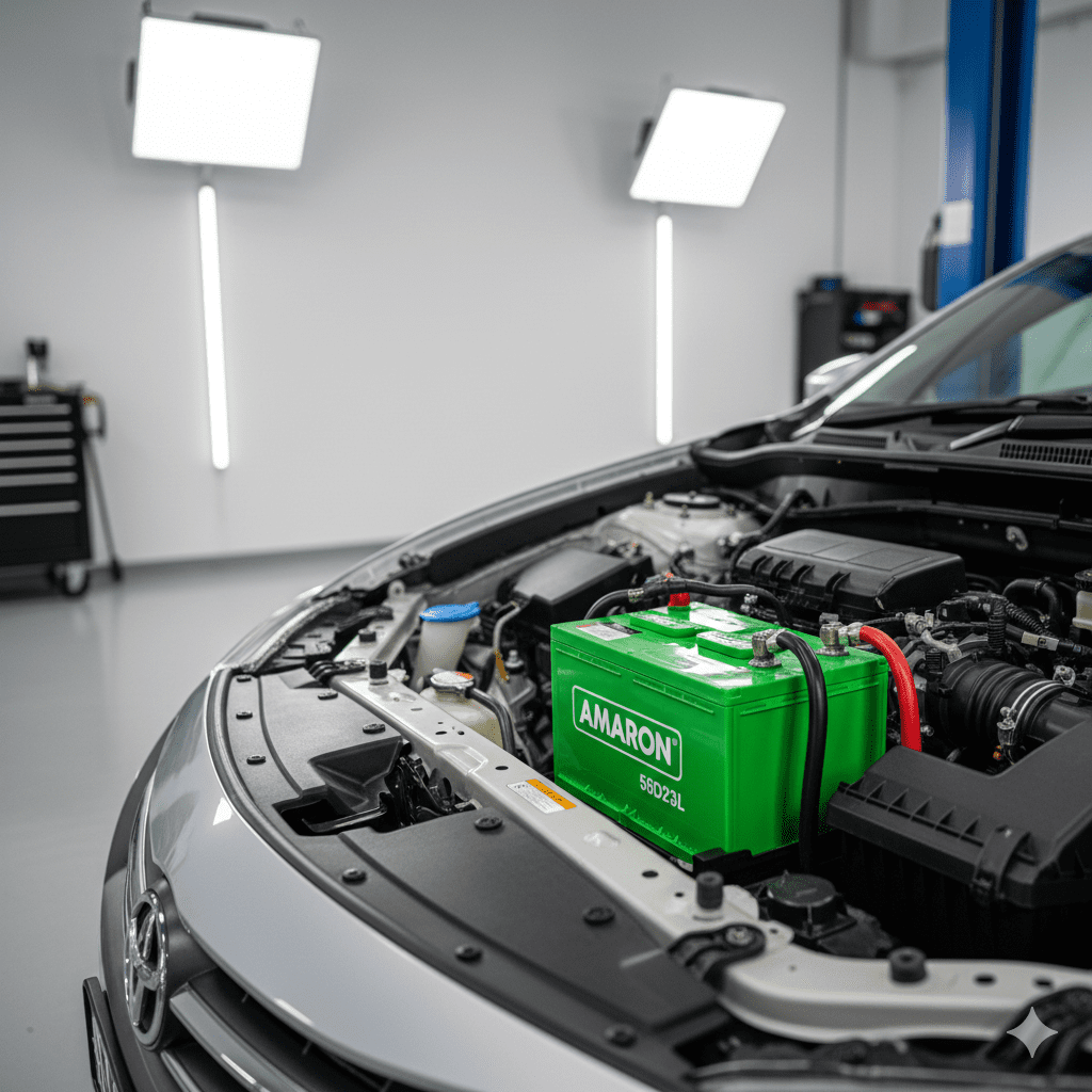 Dubai Fastest 15-Min & Amaron 55D23L Battery Genuine| Free Installation — |