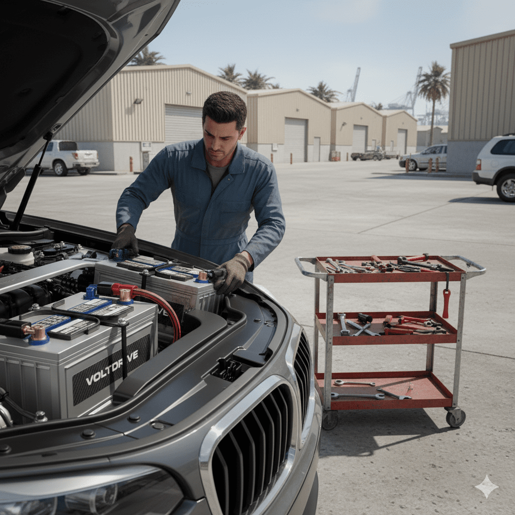 Car Battery Replacement in Jebel Ali Industrial