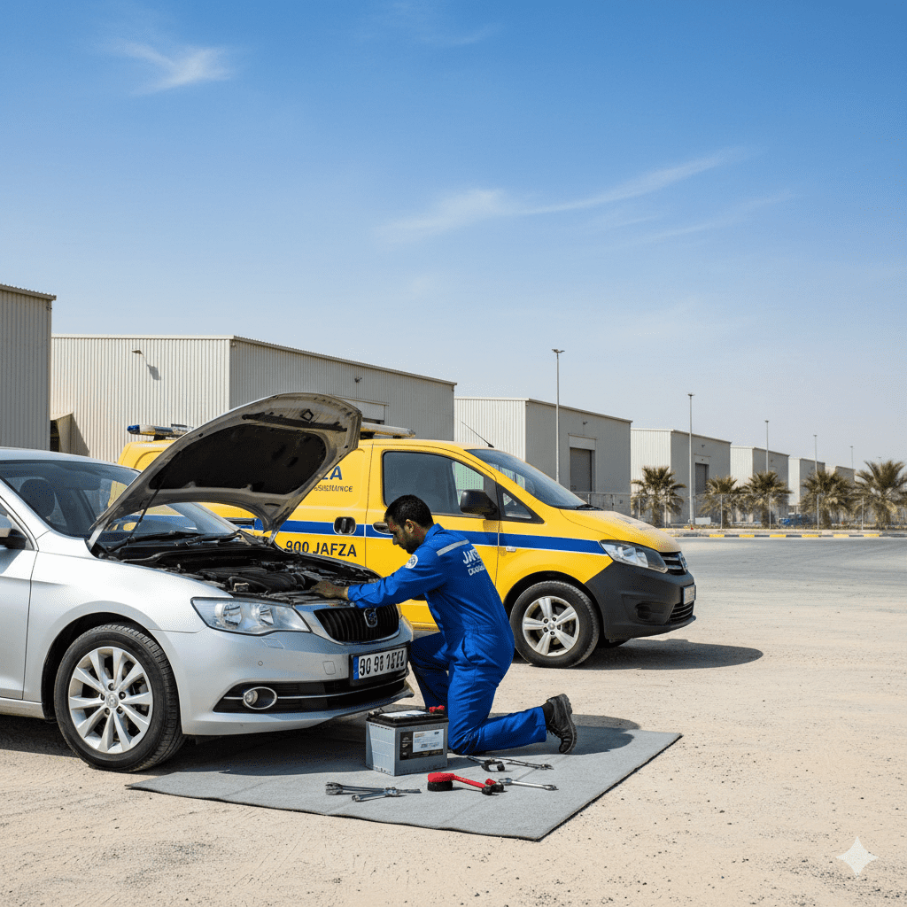 Car Battery Replacement in JAFZA Dubai