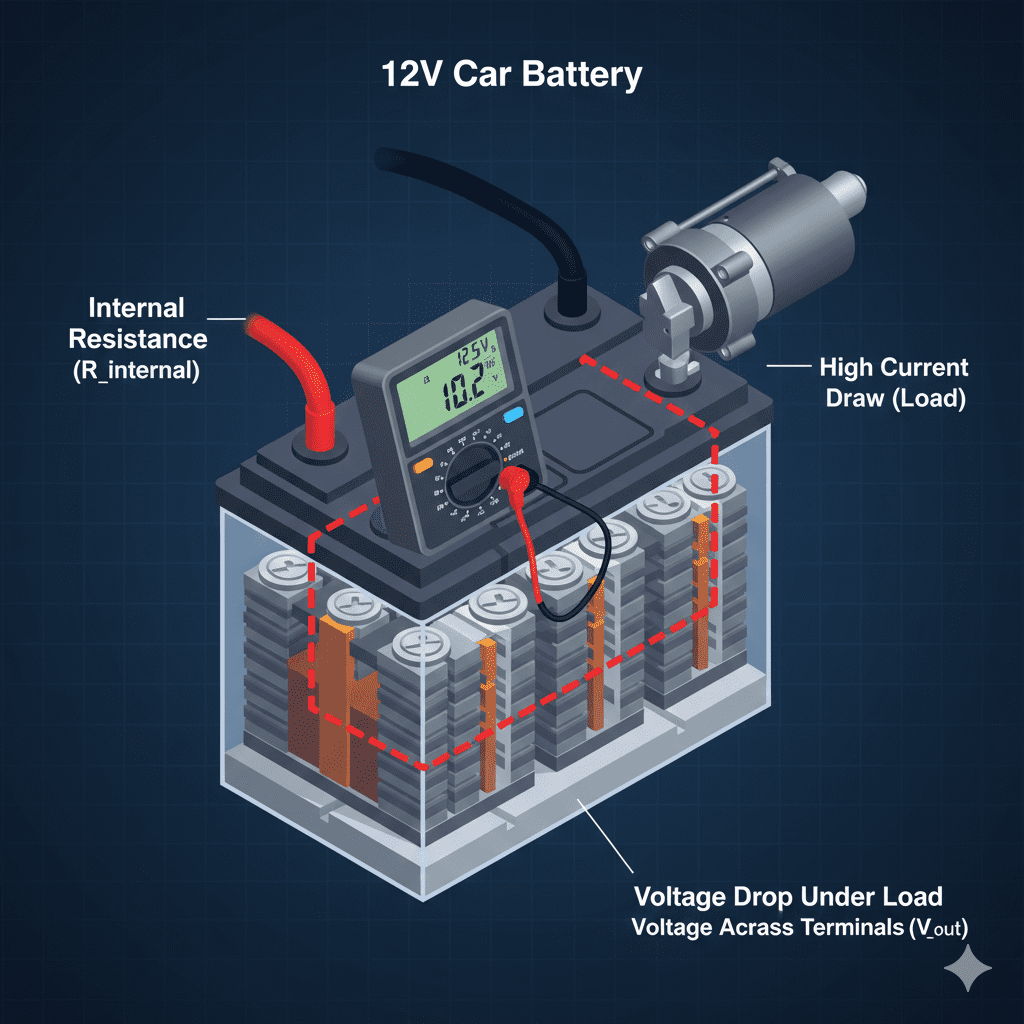 Why Voltage Drops Under Load