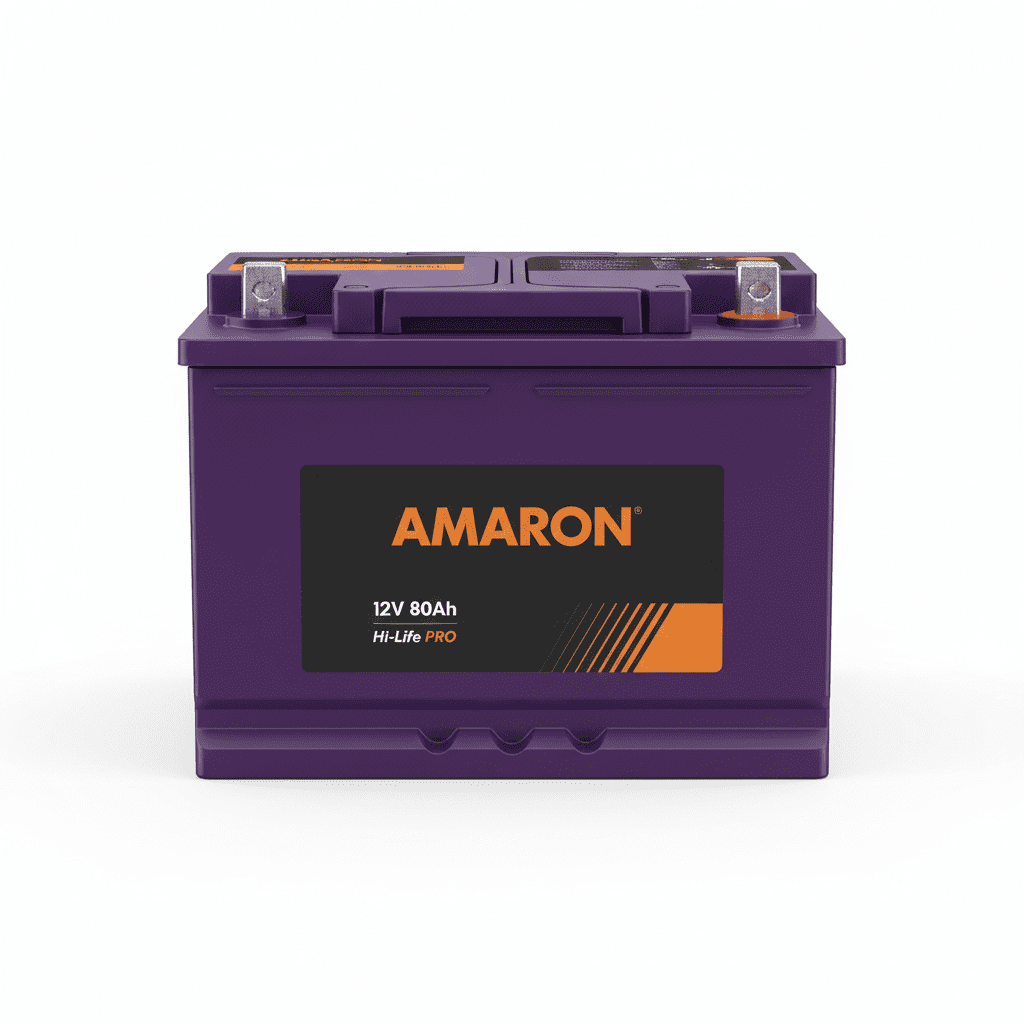 Dubai Genuine| Free Installation  | Amaron Battery 12V 80Ah