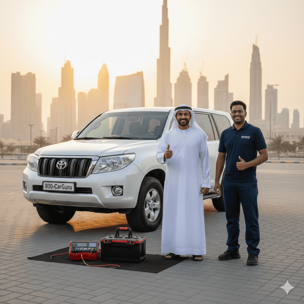 Bosch V12 Amaron Tuflong battery replacement Dubai