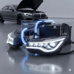 Read more about the article Why LED Headlights Affect Battery Differently DubaI