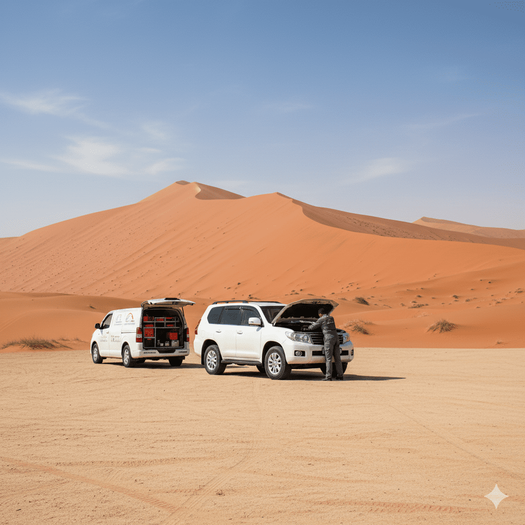 Car Battery Replacement in Lahbab Dubai