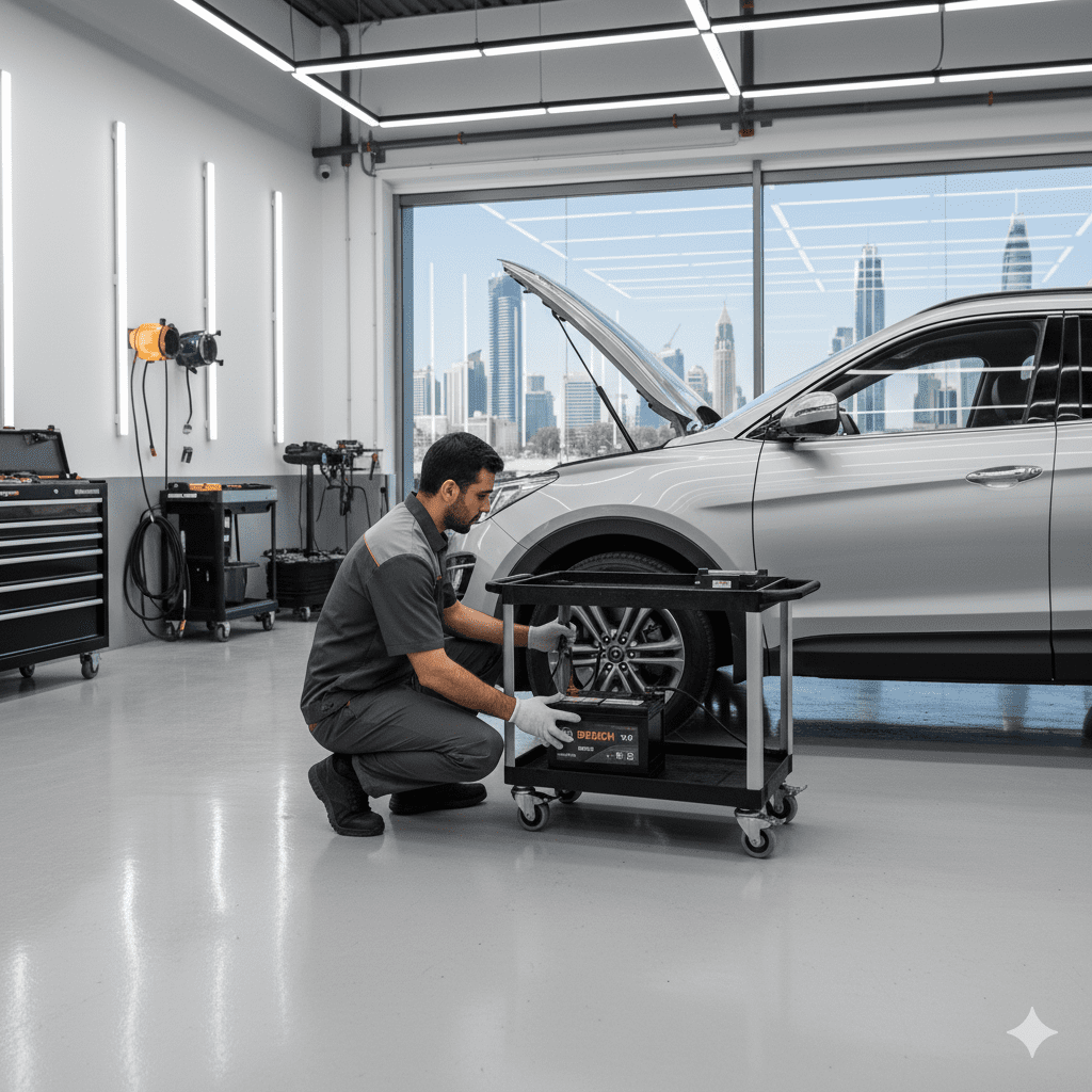 Bosch V12 50Ah / 55Ah battery Dubai