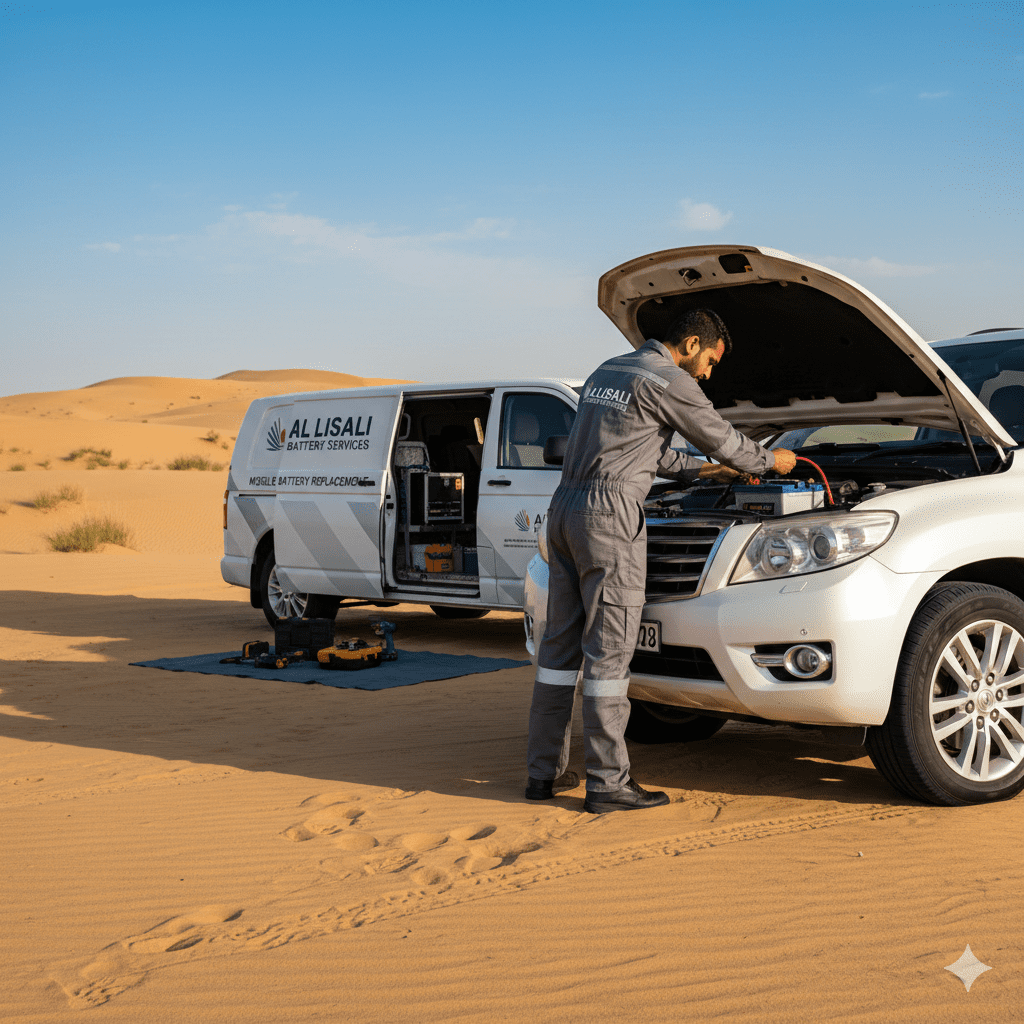 Car battery replacement in Al Lisaili Dubai