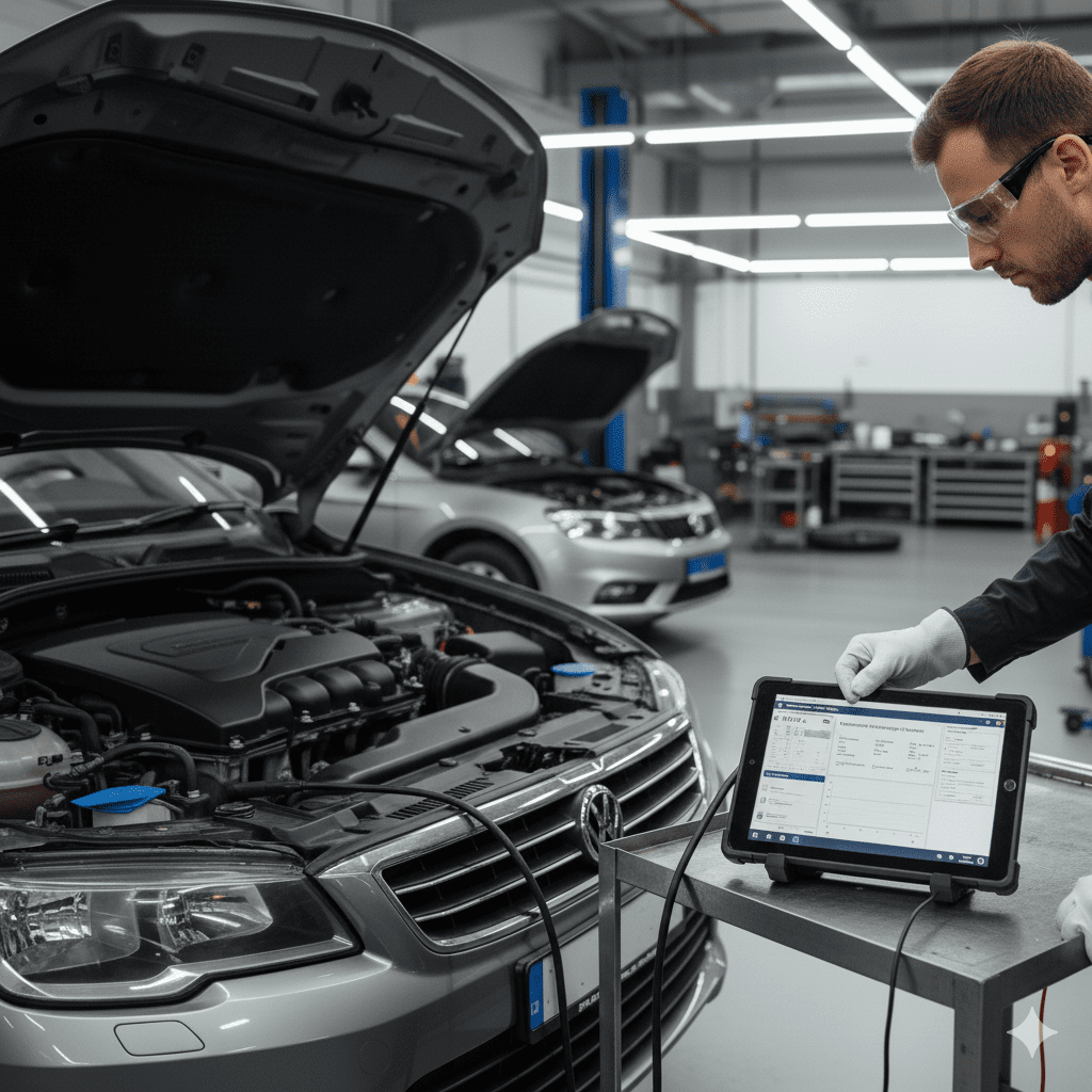 Professional diagnostics follow strict safety protocols for alternator testing. Professional alternator testing safety