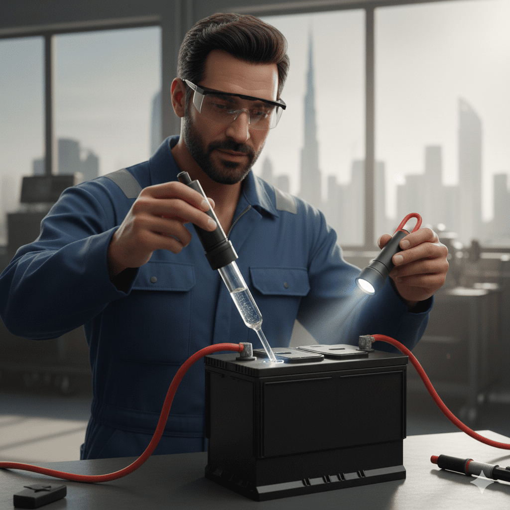 Battery Electrolyte Function Explained in Dubai
