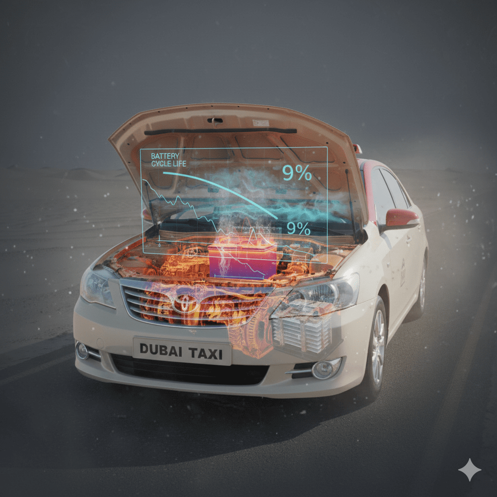 “Heat and idling reducing taxi battery performance.”