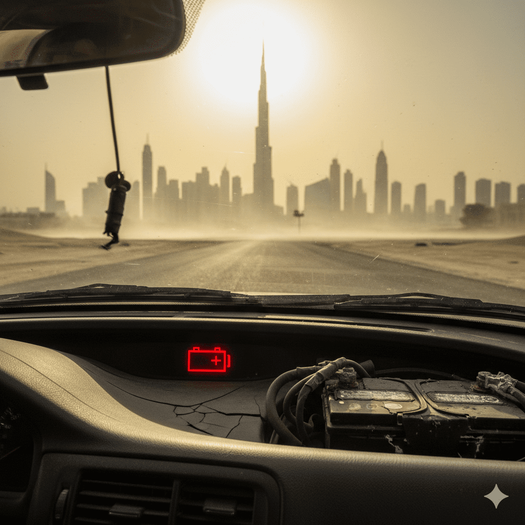 Car Battery Replacement in Media City Dubai