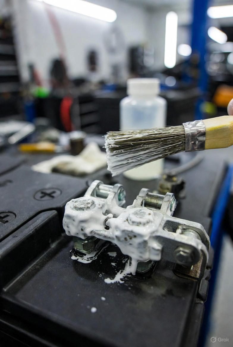 Car battery corrosion cleaning Dubai