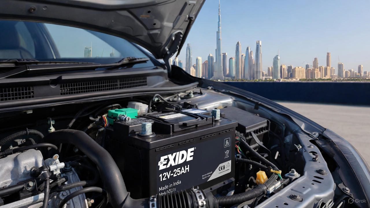 Exide 12V-25AH Battery for Small Cars & Hatchbacks