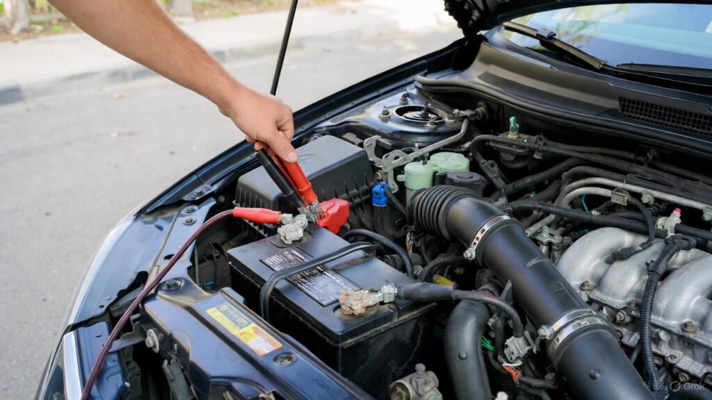 Safe Jump-Start Procedure Safe Car Battery Jump-Start Procedure