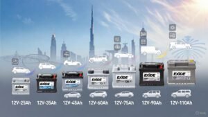 Read more about the article Dubai Fastest 15-Min & Exide Genuine| Free Installation — |  Exide Car Battery Replacement (2026)