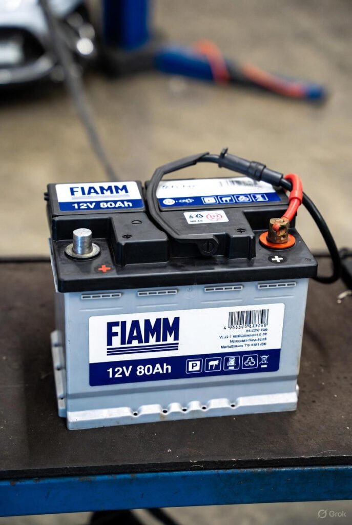 FIAMM 12V 80Ah Car Battery Overview