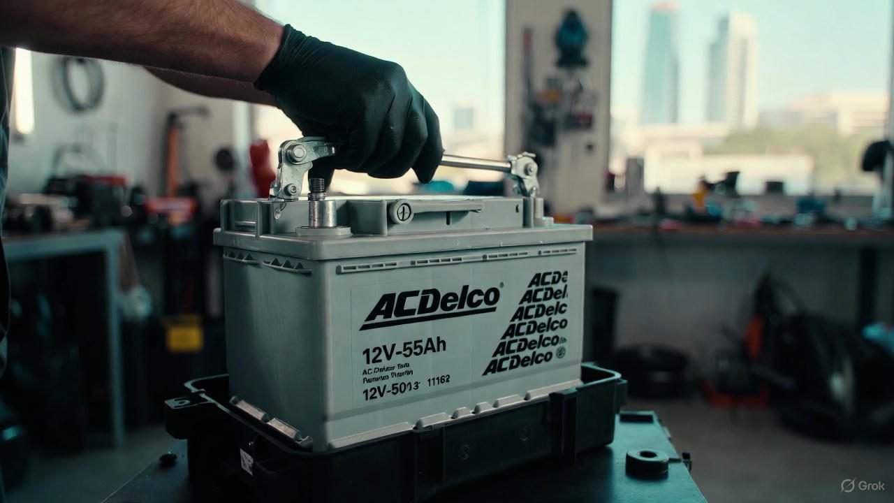 AC Delco 12V-55Ah Car Battery (Dubai) — Reliable Choice for Daily-Use Cars