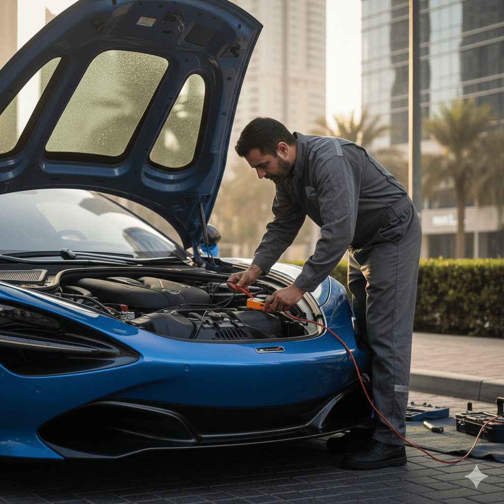 Signs of Weak Car Battery in Cold Weather UAE
