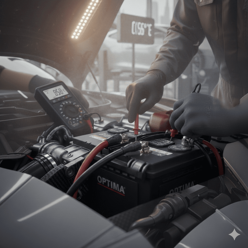 Battery maintenance in hot weather