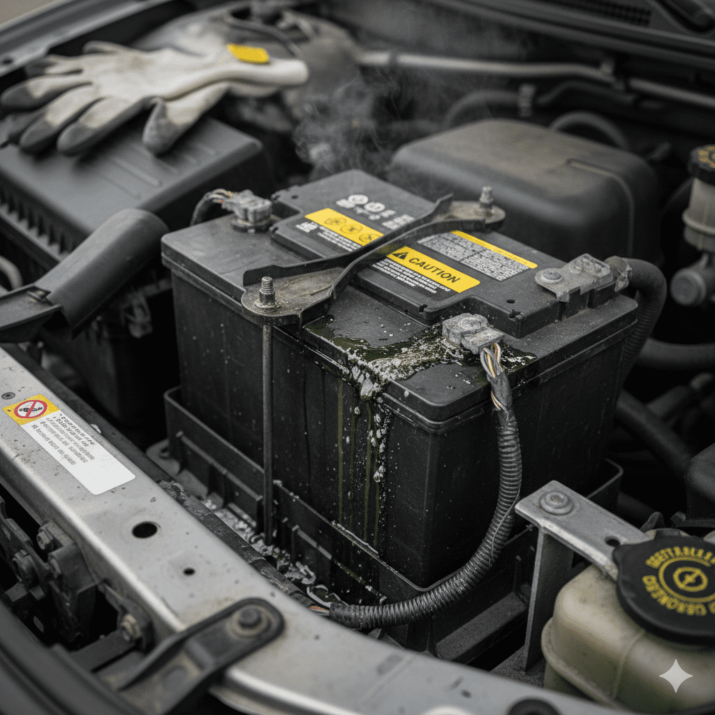 Effects of Battery Chemical Exposure Dubai