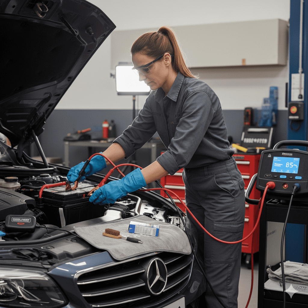 Car Battery Charging Service Dubai