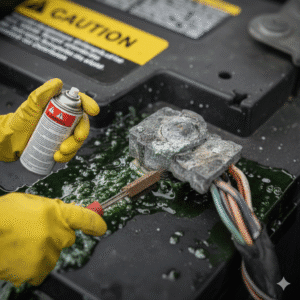 Read more about the article Safe Handling of Corroded Batteries Dubai