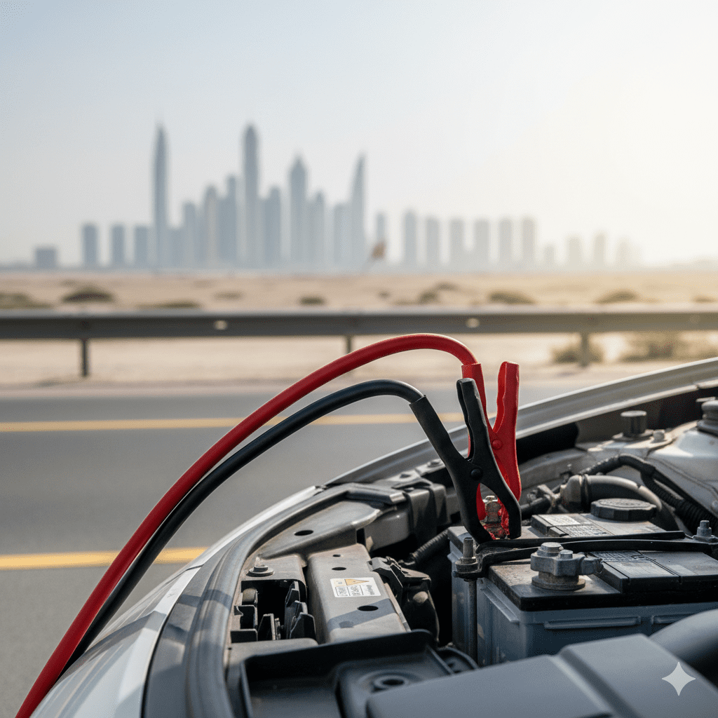 safe car jumpstart Dubai
