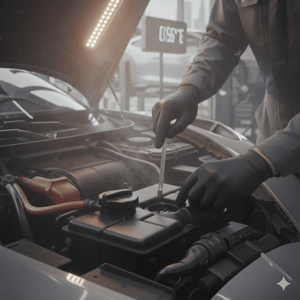 Hot weather vehicle maintenance