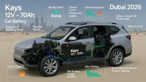 Read more about the article Expert Kays 12V – 70Ah Car Battery (SUV & Mid‑Size) – Power and Reliability for Urban & Off-Road Driving