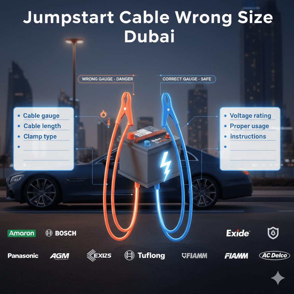 Jumpstart Cable Wrong Size Dubai – Complete Guide (2026)