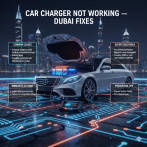 Read more about the article Battery Drained After Charger Use Dubai