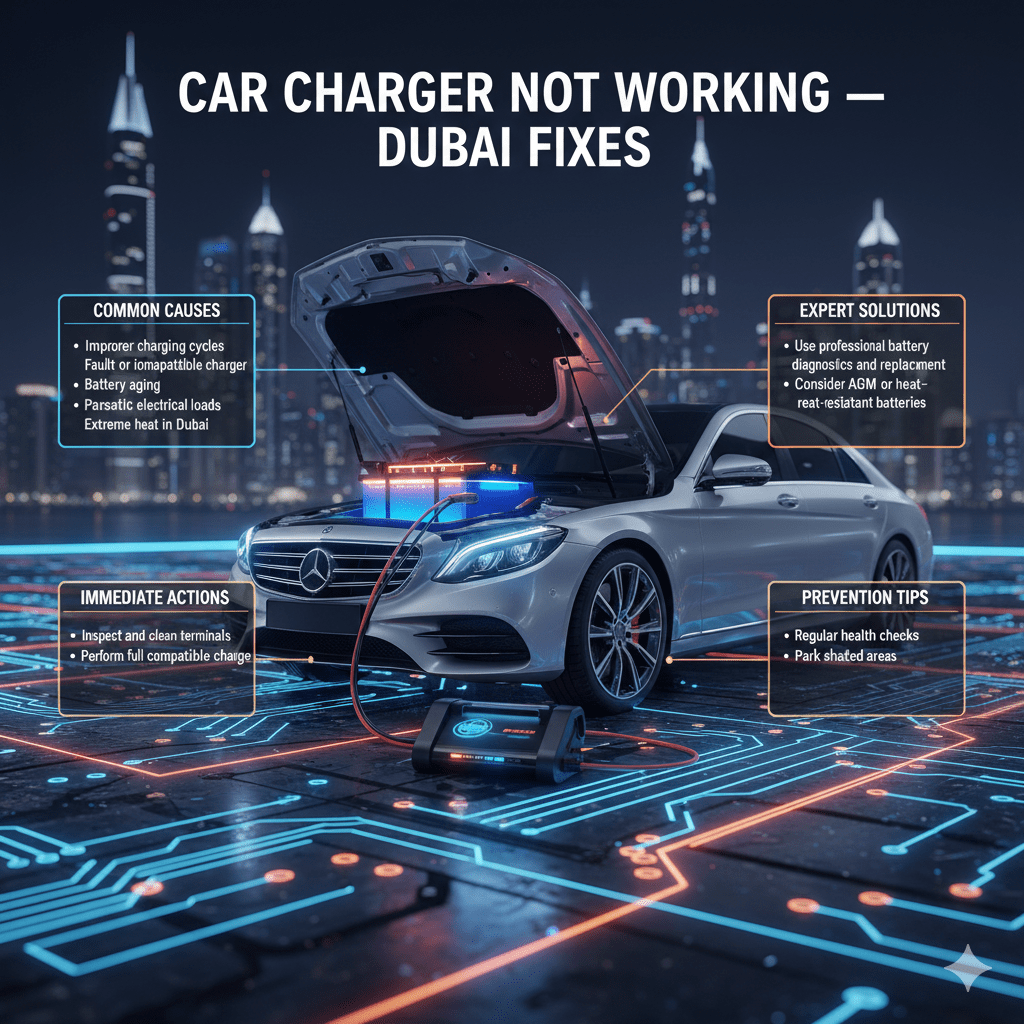 Battery Drained After Charger Use Dubai