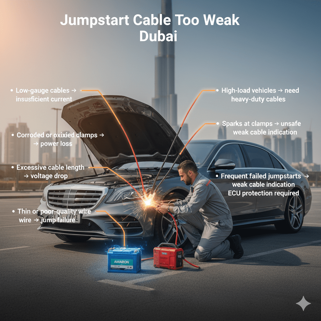 Jumpstart Cable Too Weak Dubai – Complete (2026) Guide