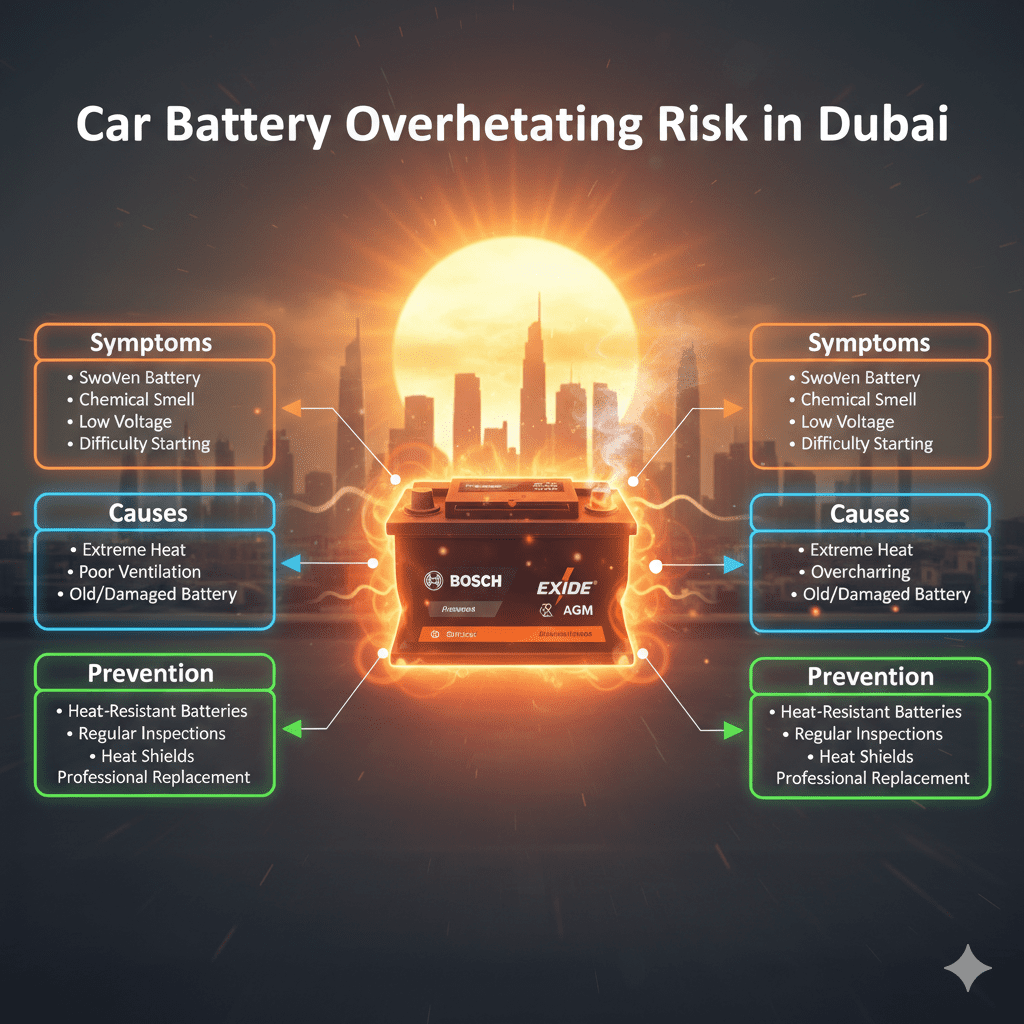 Car Battery Overheating Risk in Dubai: Complete Guide (2026)