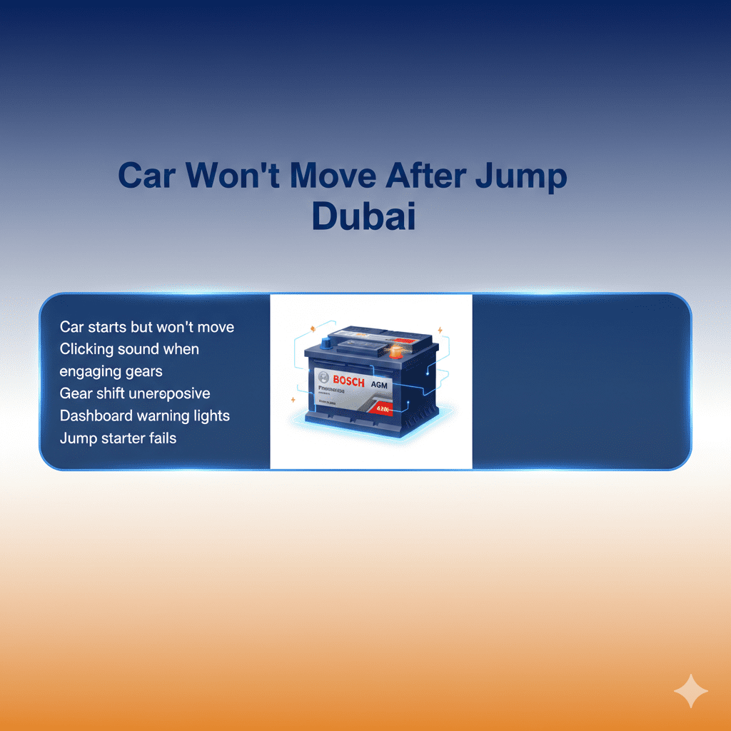 Car Won’t Move After Jump Dubai – Complete Guide (2026)