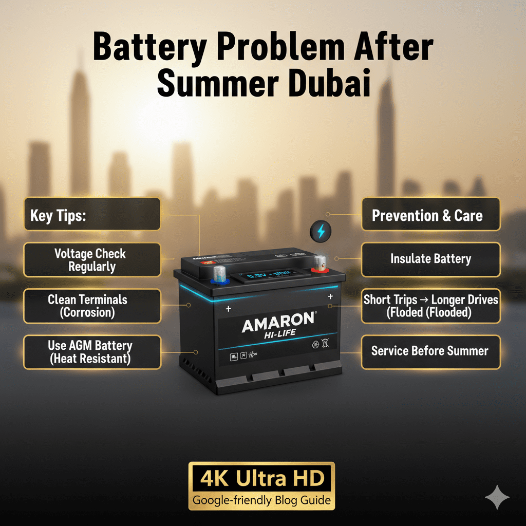 Battery Problem After Summer Dubai