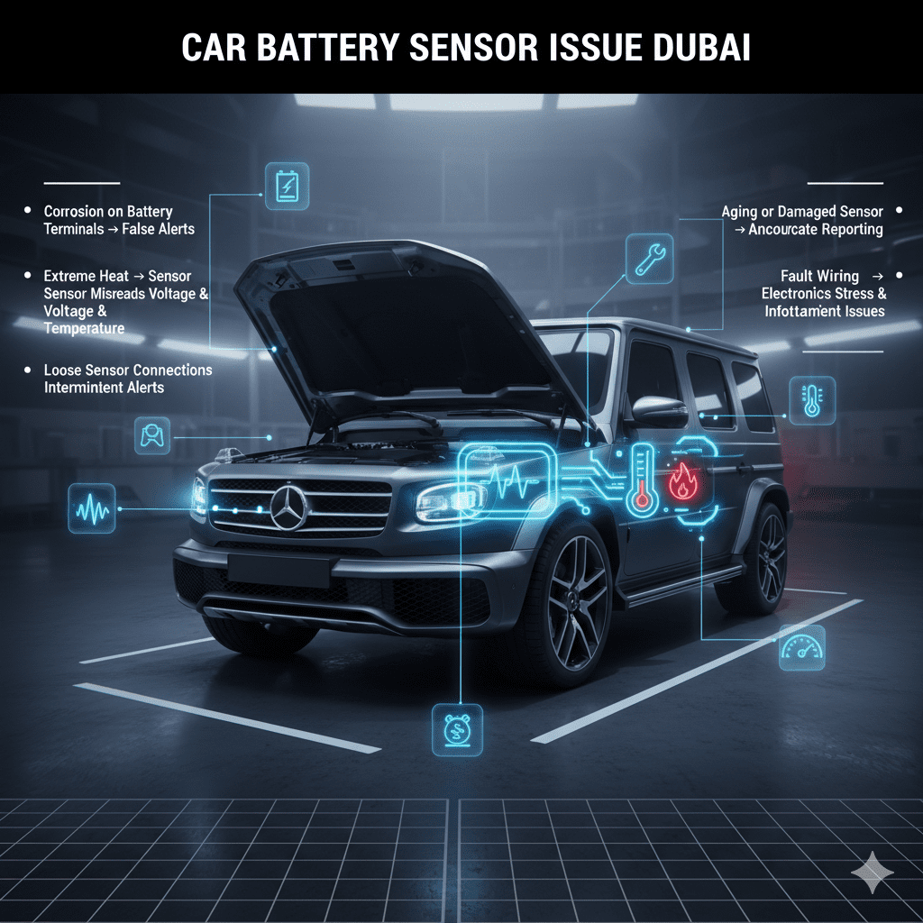 🔋 Car Battery Sensor Issue Dubai — Complete Guide (2026)