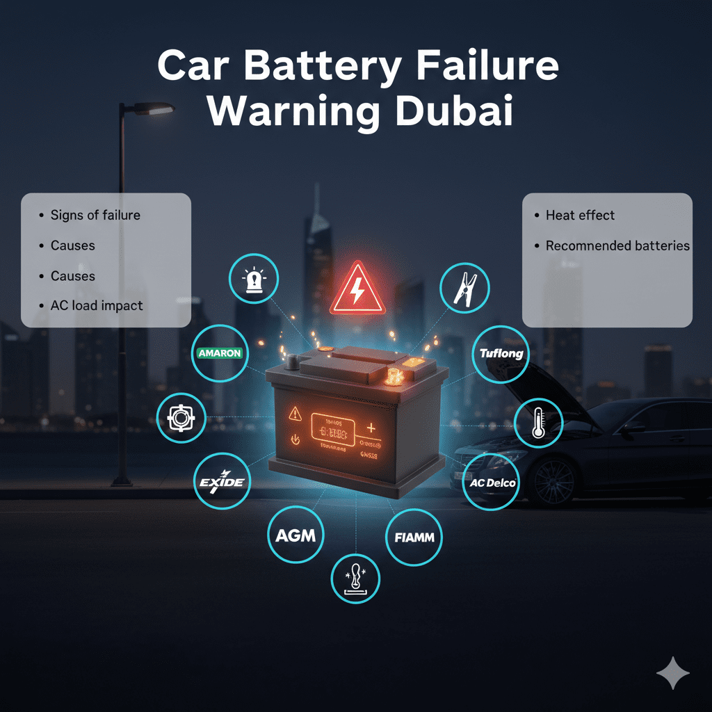 Car Battery Failure Warning Dubai – Complete Guide (2026)