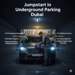 Read more about the article Jumpstart in Underground Parking Dubai – Complete (2026) Guide