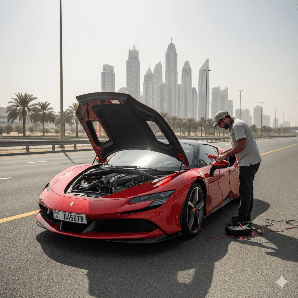 Car Battery Dead in Dubai Heat