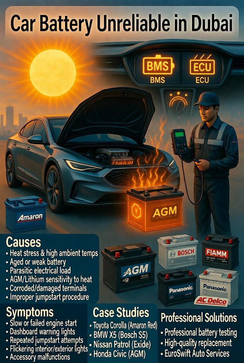 Car Battery Unreliable Dubai – Complete Guide (2026)