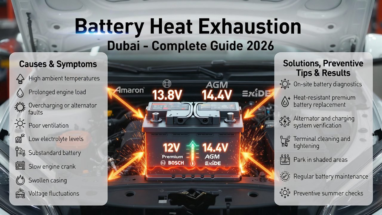 Battery Heat Exhaustion Dubai β Complete Guide (2026)
