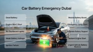 Read more about the article Car Battery Emergency Dubai