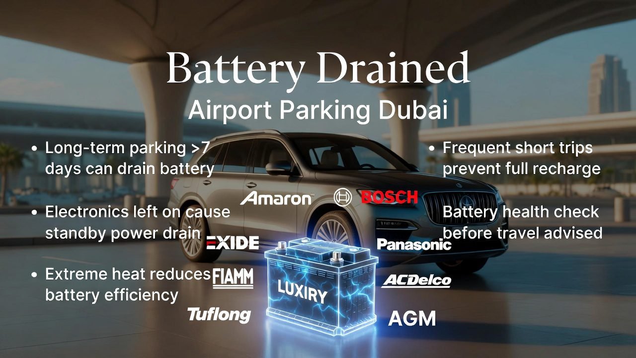 Battery Drained at Airport Parking Dubai – Complete Guide 2026