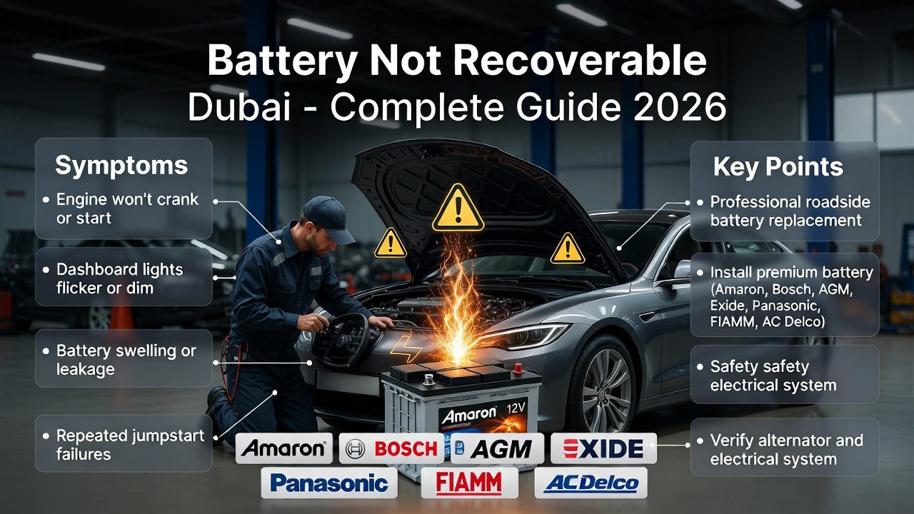 Battery Not Recoverable Dubai β Complete Guide (2026)