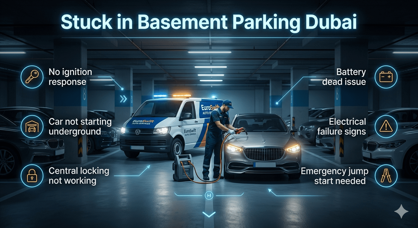Stuck in Basement Parking Dubai – Complete Guide (2026)