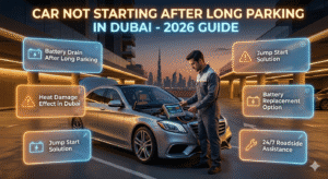 Read more about the article Car Not Starting After Long Parking in Dubai – Complete Guide (2026)