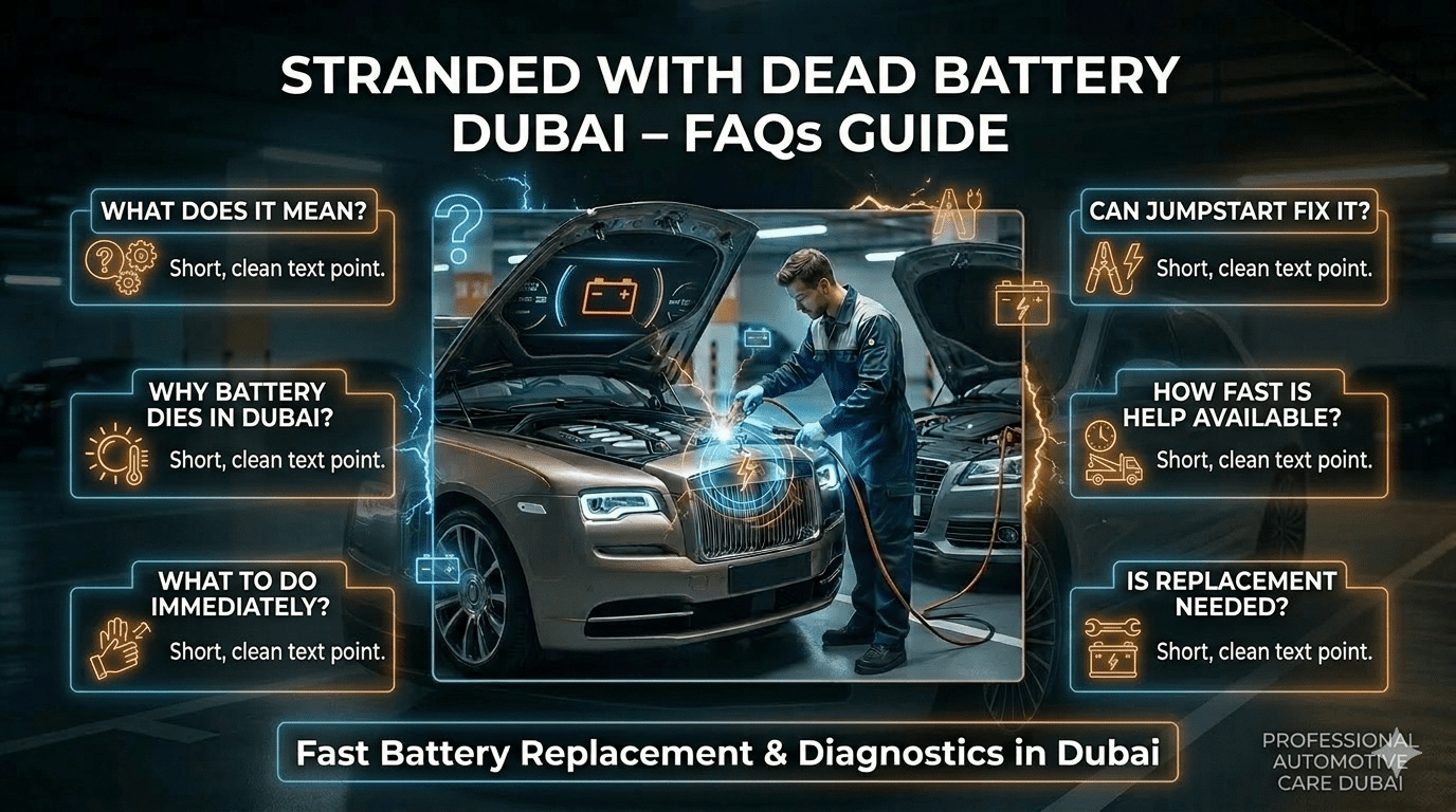 Stranded with Dead Battery Dubai – Complete Guide (2026)