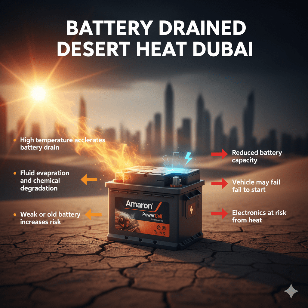 Battery Drained Desert Heat Dubai – Complete Guide (2026)