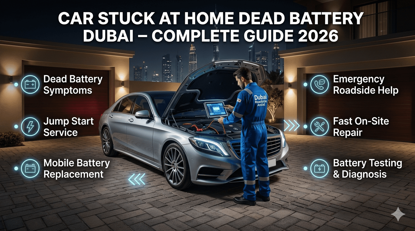 Car Stuck at Home Dead Battery Dubai – Complete Guide (2026)